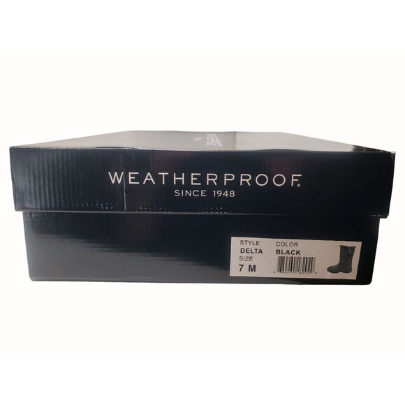 Weatherproof Women's Cold Zipper Delta Closure All-Weather Winter Boots size 7M - Picture 11 of 11